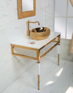 Консоль Armadi Art Vogue 100см золото 890-G